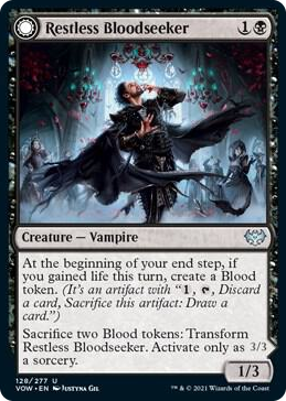 0128 Restless Bloodseeker U Innistrad: Crimson Vow