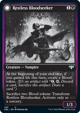 0395 Restless Bloodseeker U Innistrad: Double Feature