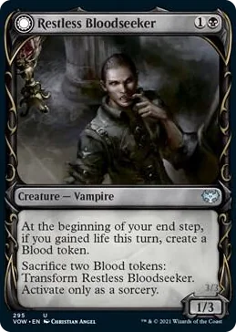 0295 Restless Bloodseeker (Showcase) U Innistrad: Crimson Vow