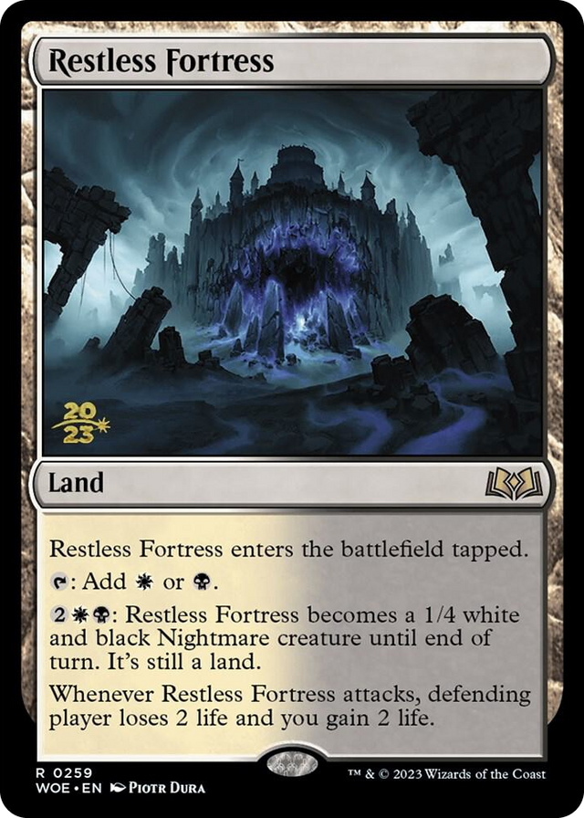 0259 Restless Fortress R Prerelease Cards