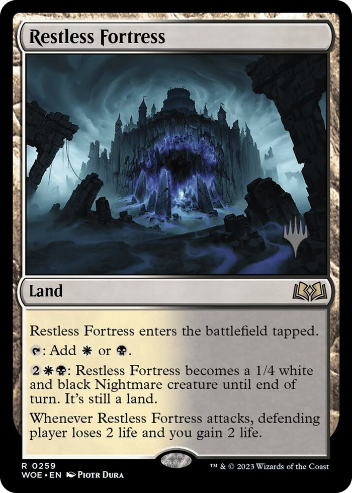 Restless Fortress #259 R - Promo Pack: Wilds of Eldraine Pokemon card