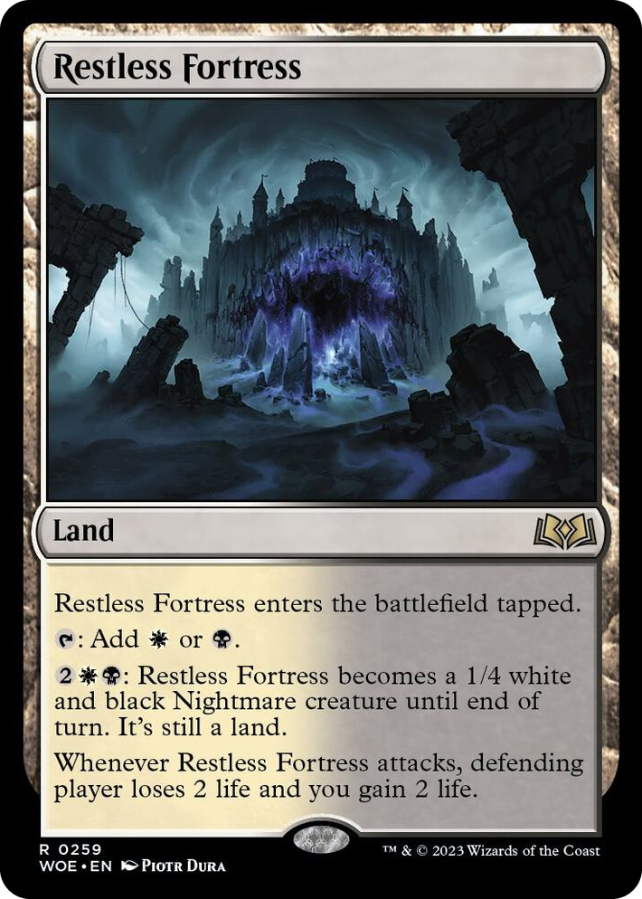 0259 Restless Fortress R Wilds of Eldraine