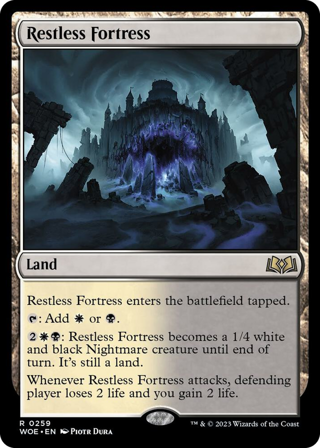 0259 Restless Fortress R Wilds of Eldraine