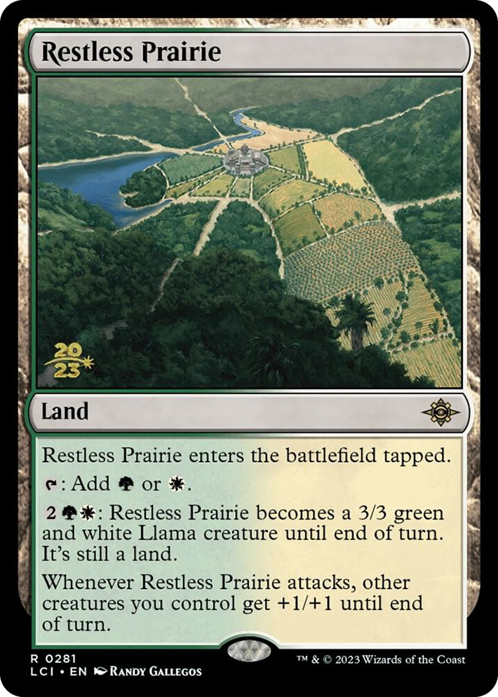 0281 Restless Prairie R Prerelease Cards