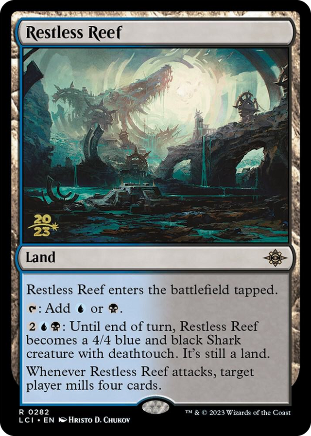 0282 Restless Reef R Prerelease Cards
