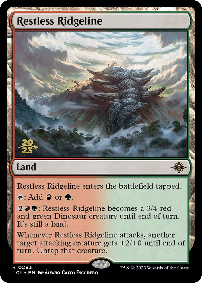 0283 Restless Ridgeline R Prerelease Cards