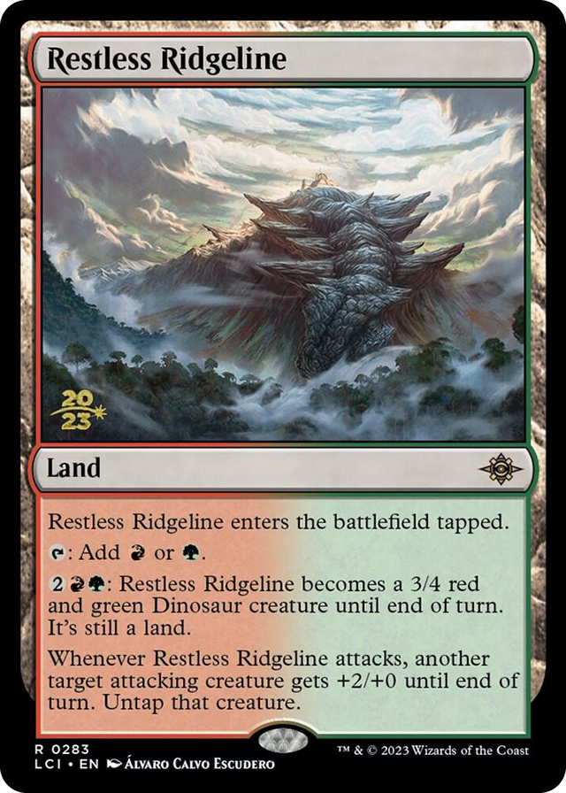 0283 Restless Ridgeline R Prerelease Cards