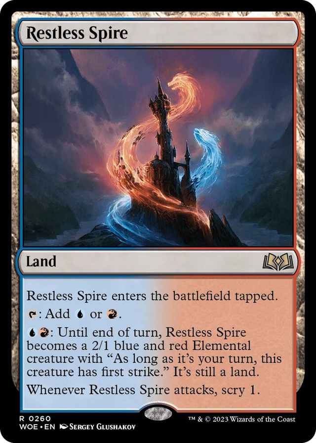 0260 Restless Spire R Wilds of Eldraine