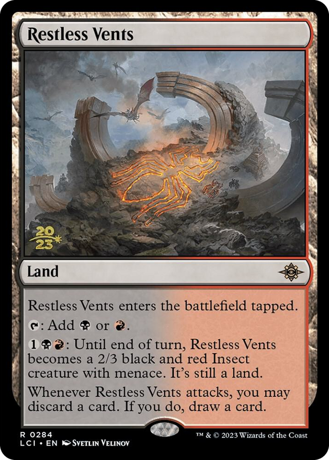 0284 Restless Vents R Prerelease Cards