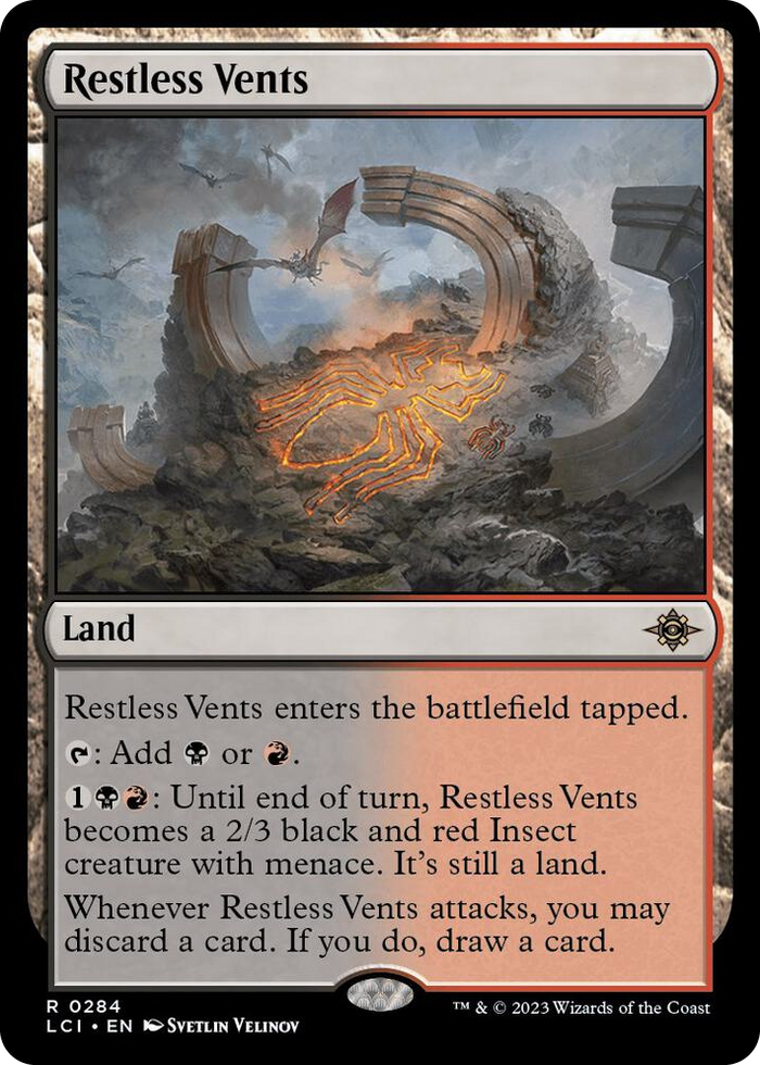 Restless Vents #284 R - The Lost Caverns of Ixalan Pokemon card