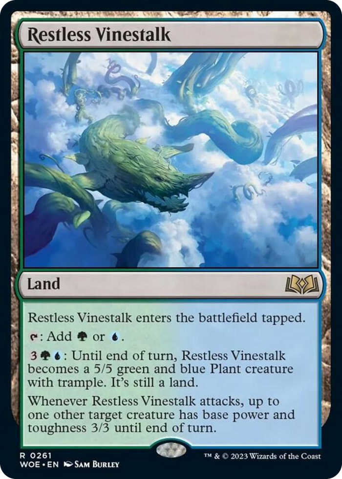 Restless Vinestalk #261 R - Wilds of Eldraine Pokemon card