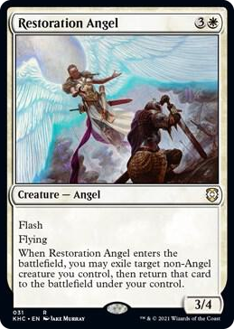 0031 Restoration Angel R Commander: Kaldheim