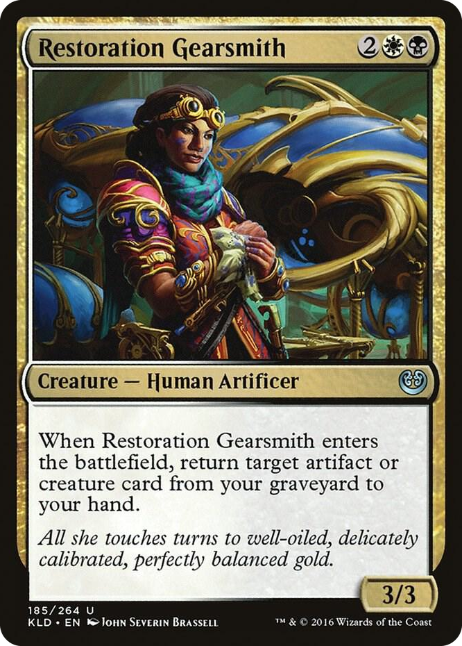 Restoration Gearsmith #185 U - Kaladesh Pokemon card