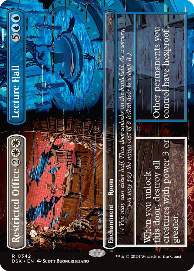 0342 Restricted Office // Lecture Hall (Borderless) R Duskmourn: House of Horror