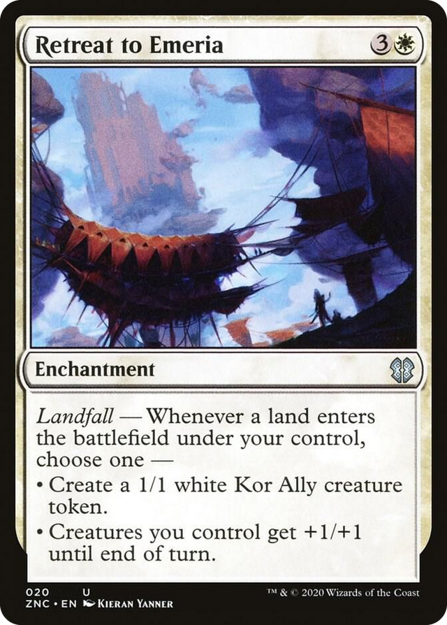 0020 Retreat to Emeria U Commander: Zendikar Rising