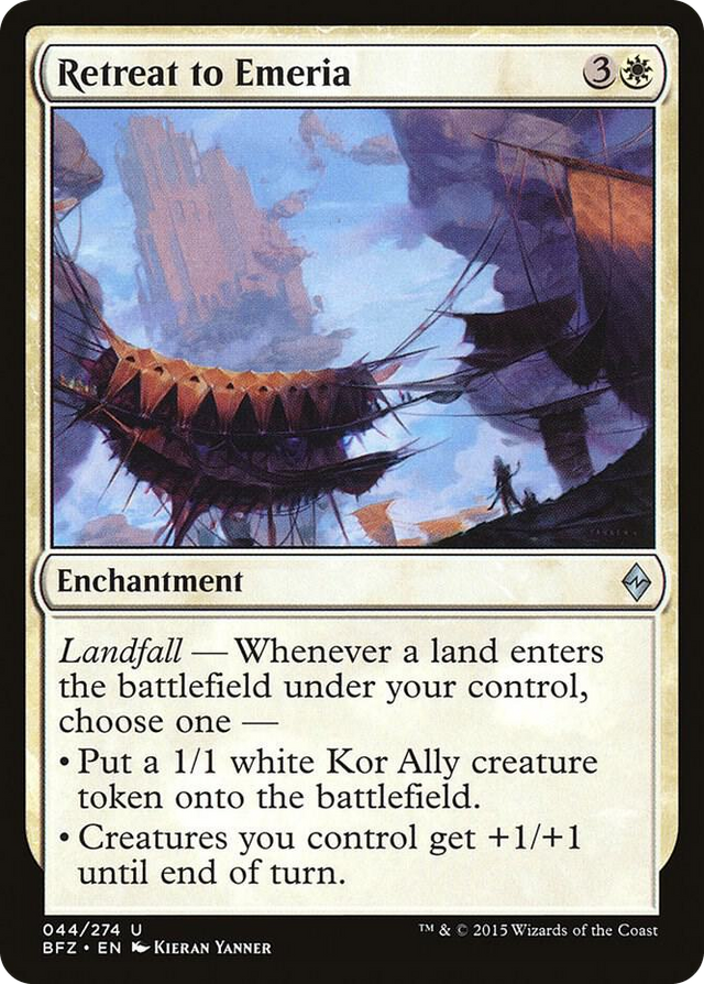 0044 Retreat to Emeria U Battle for Zendikar
