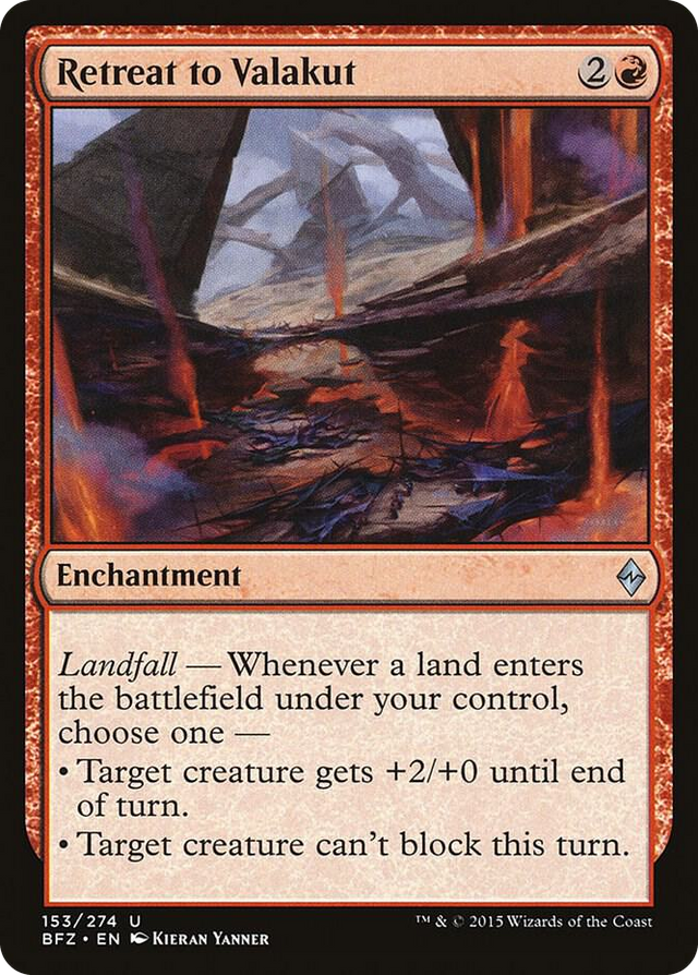 0153 Retreat to Valakut U Battle for Zendikar