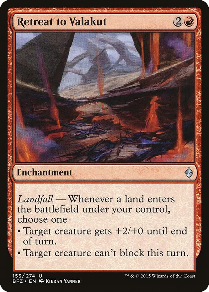 0153 Retreat to Valakut U Battle for Zendikar