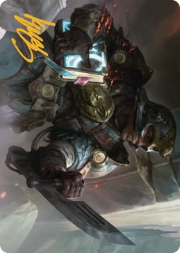 0011 Retrieval Agent Art Card (Gold-Stamped Signature) S Art Series: The Brothers' War