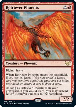 0113 Retriever Phoenix R Strixhaven: School of Mages