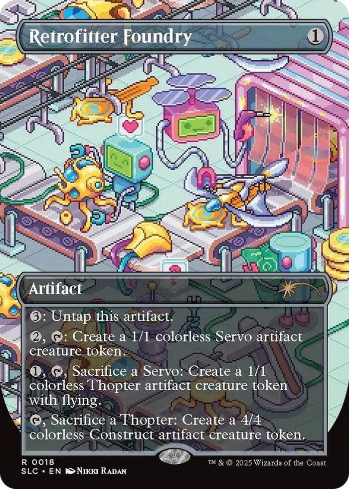 Retrofitter Foundry #18 R - Secret Lair Countdown Kit Pokemon card