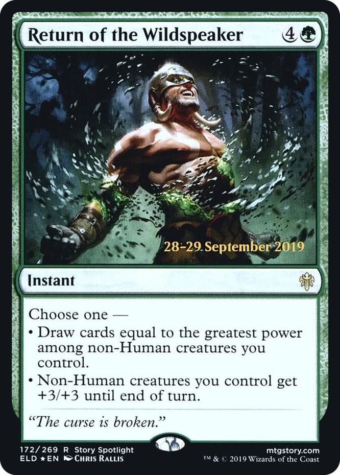 0172 Return of the Wildspeaker R Prerelease Cards