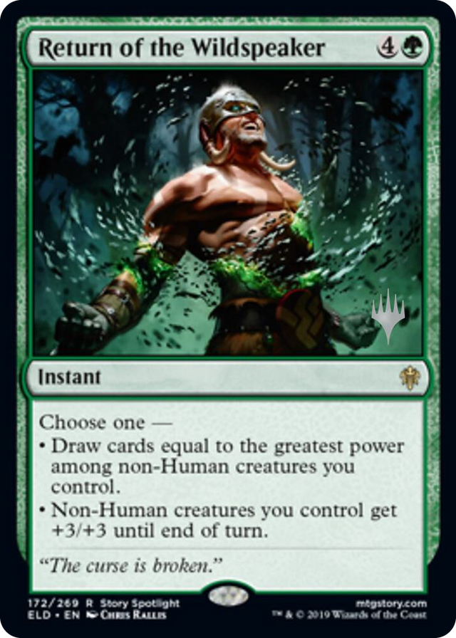 0172 Return of the Wildspeaker R Promo Pack: Throne of Eldraine