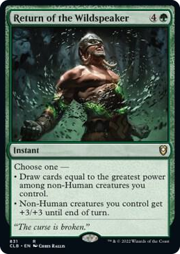0831 Return of the Wildspeaker R Commander Legends: Battle for Baldur's Gate