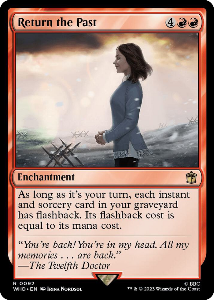 Return the Past #92 R - Universes Beyond: Doctor Who Pokemon card