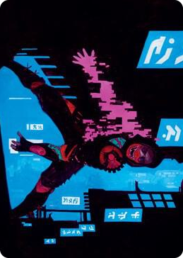 0012 Return to Action Art Card S Art Series: Kamigawa: Neon Dynasty