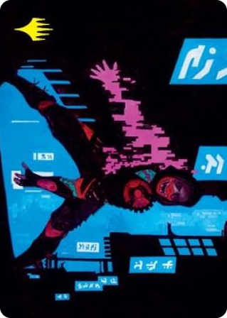 0012 Return to Action Art Card (Gold-Stamped Signature) S Art Series: Kamigawa: Neon Dynasty