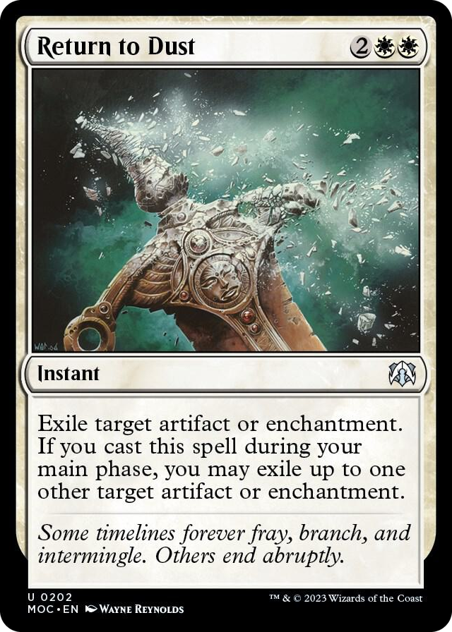 Return to Dust #202 U - Commander: March of the Machine Pokemon card