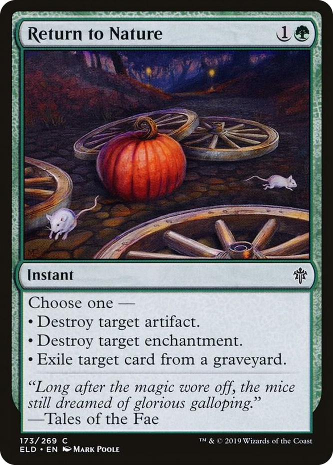 0173 Return to Nature C Throne of Eldraine