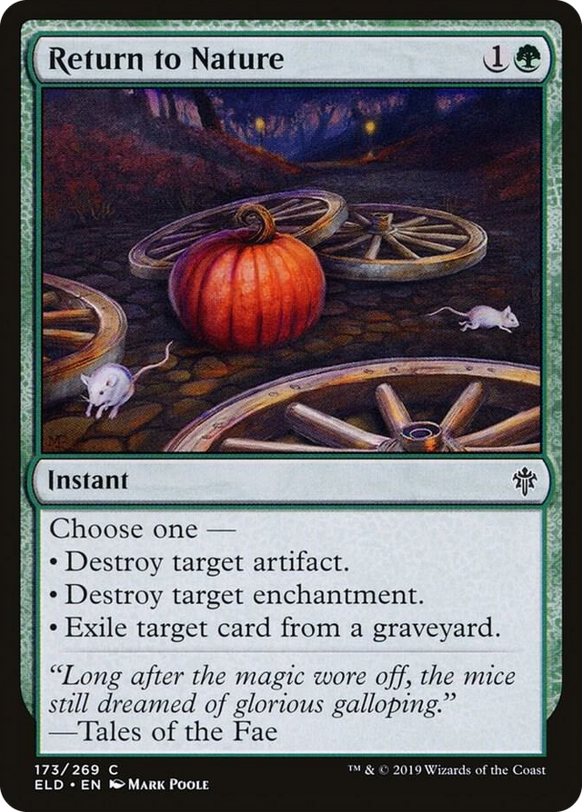 0173 Return to Nature C Throne of Eldraine
