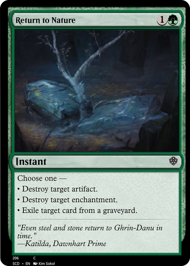 0206 Return to Nature C Starter Commander Decks