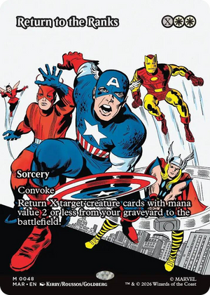 0048 Return to the Ranks (Borderless) M Marvel Universe Eternal-Legal