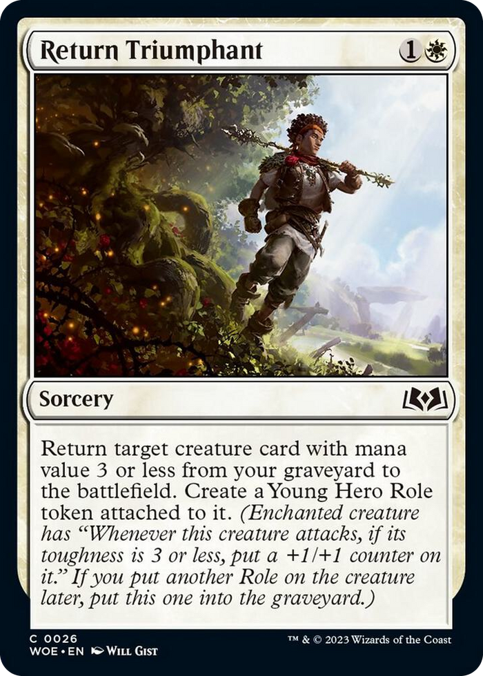 Return Triumphant #26 C - Wilds of Eldraine Pokemon card