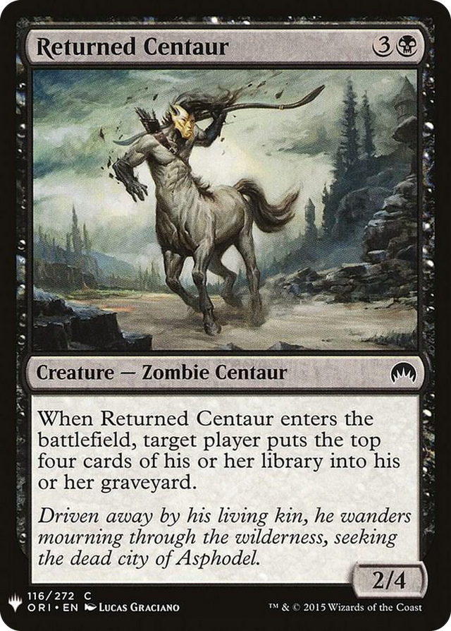 0116 Returned Centaur C The List Reprints