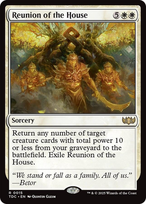 0015 Reunion of the House R Commander: Tarkir: Dragonstorm