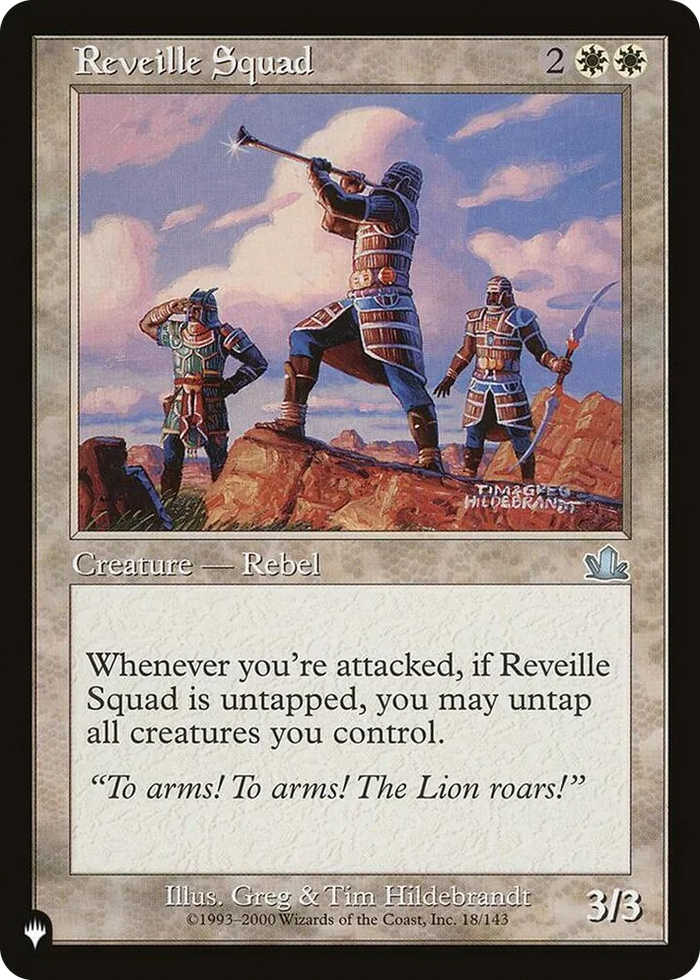 0018 Reveille Squad U The List Reprints