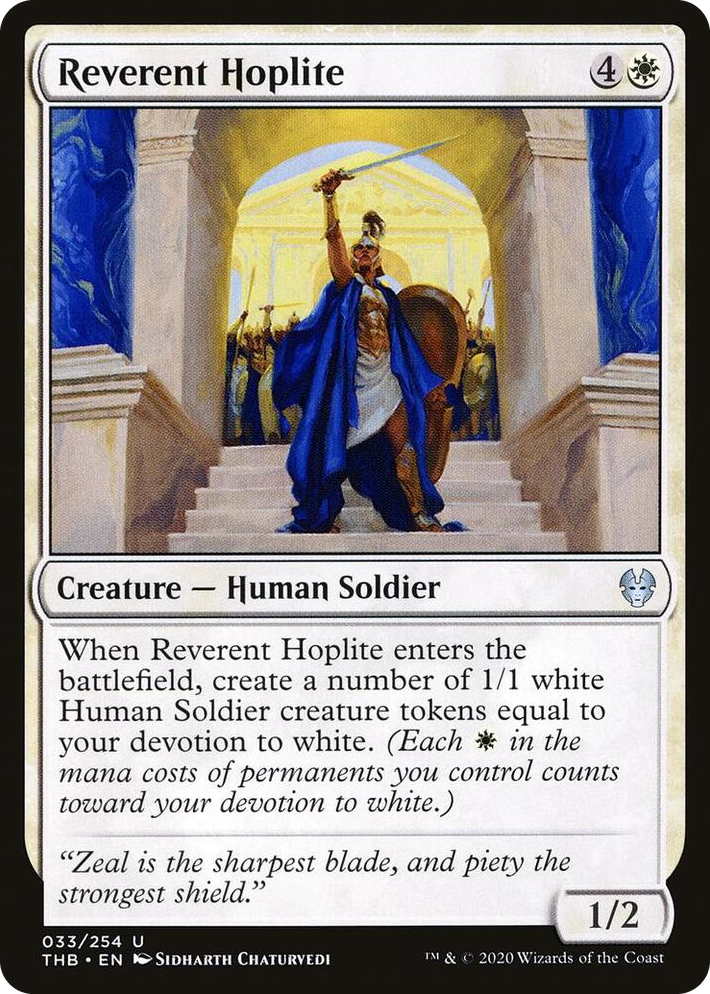 0033 Reverent Hoplite U Theros Beyond Death