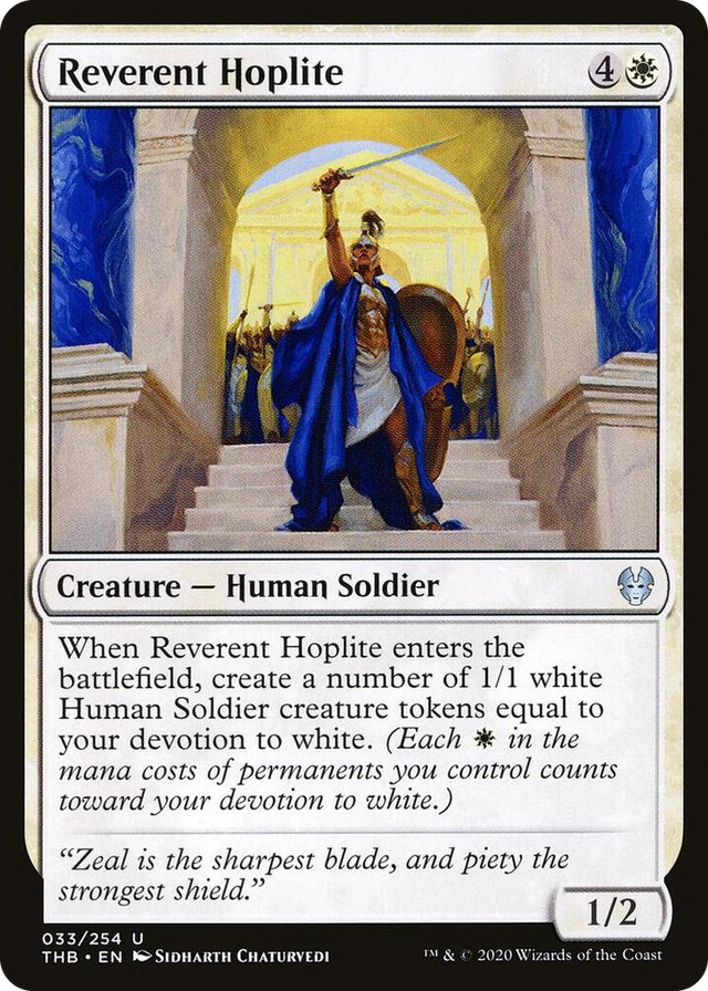 0033 Reverent Hoplite U Theros Beyond Death