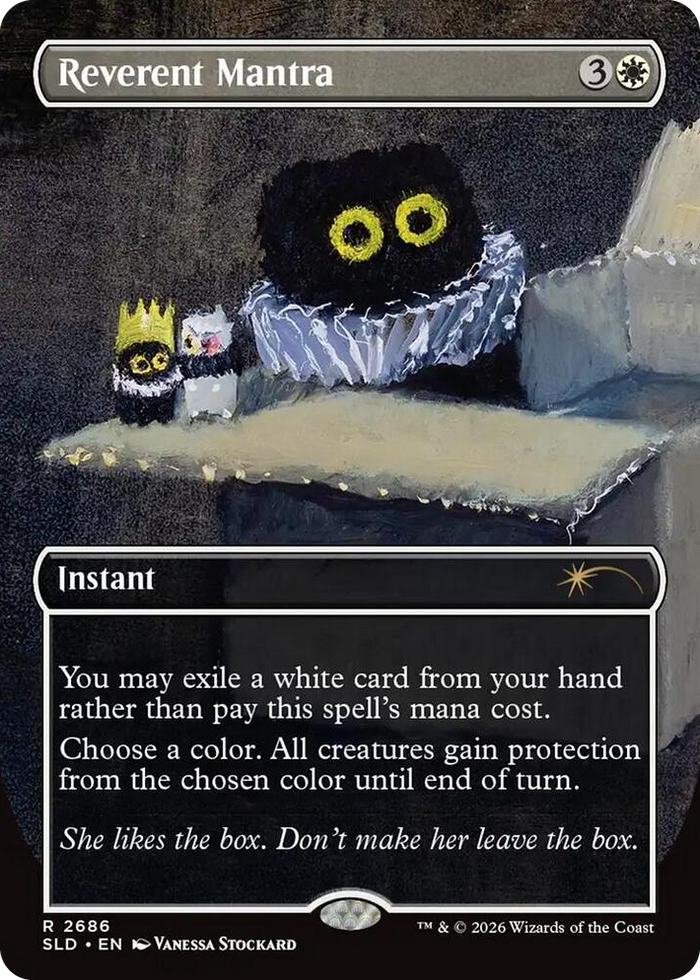 Reverent Mantra #2686 R - Secret Lair Drop Series Pokemon card