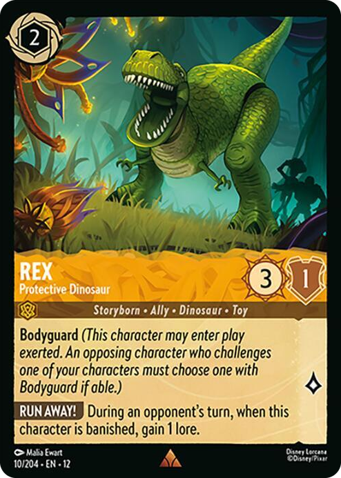 0010 Rex - Protective Dinosaur Rare Wilds Unknown