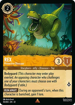0010 Rex - Protective Dinosaur Rare Wilds Unknown
