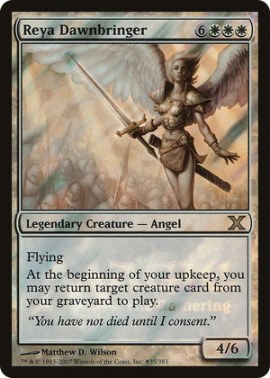 0035 Reya Dawnbringer P Game Day & Store Championship Promos
