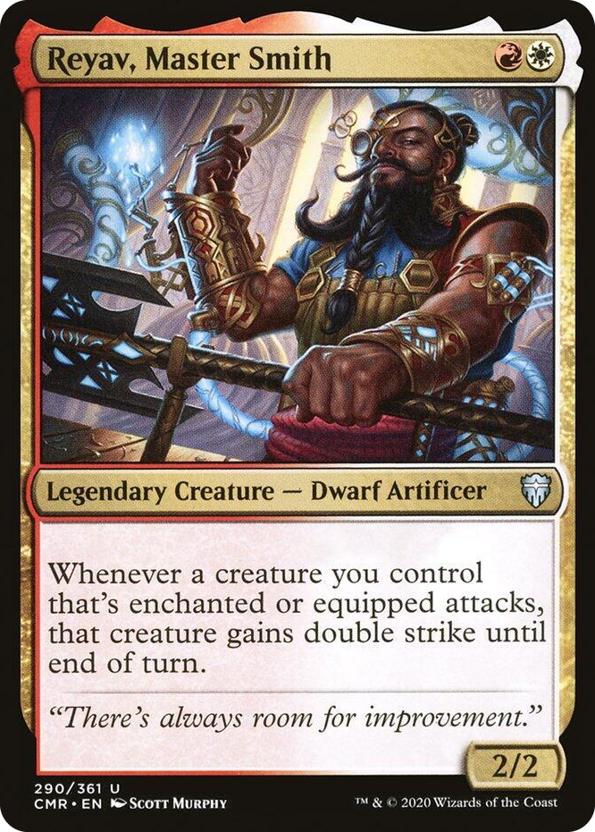 0290 Reyav, Master Smith U Commander Legends