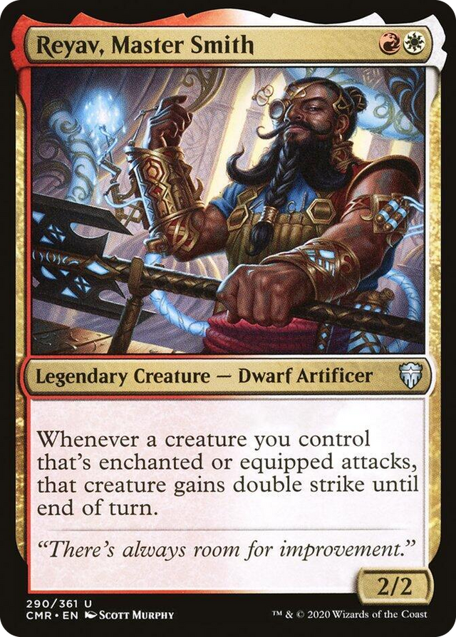 0290 Reyav, Master Smith U Commander Legends