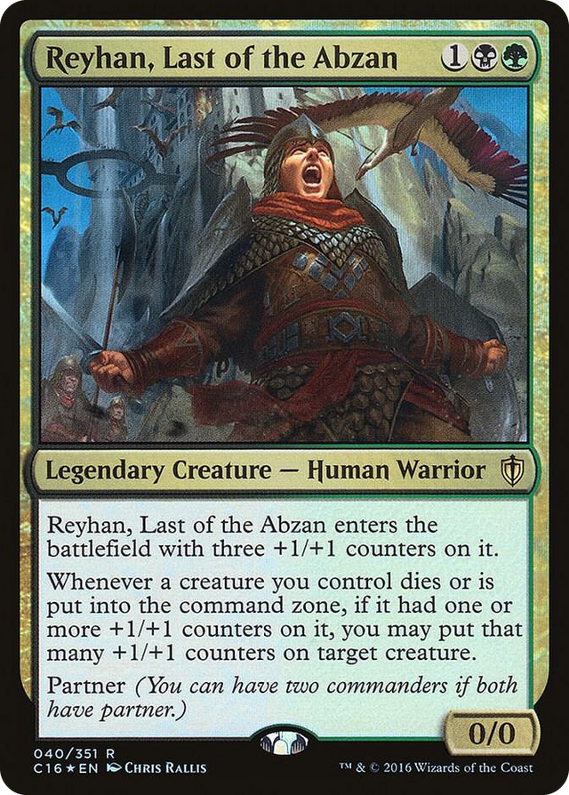 0040 Reyhan, Last of the Abzan R Commander 2016