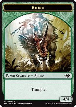 0013 Rhino // Spirit Double-Sided Token T Modern Horizons